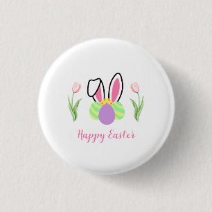 Happy Oaster Tulip Blume Sonnige Ohren und Eier Button