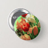 Happy Oaster Tulips Button (Vorne & Hinten)