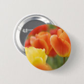 Happy Oaster Tulips Button (Vorne & Hinten)
