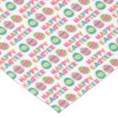 Happy Oaster Typografy Tischdecke (Schrägansicht)