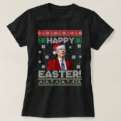 Happy Oaster Ugly St Patrick's Day Christmas Funny T-Shirt (Design vorne)