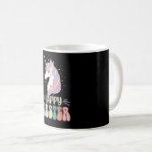 Happy Oaster Unicorn Bunny Rabbit Eggs Kaffeetasse (VorderseiteRechts)