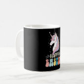 Happy Oaster Unicorn Bunny Rabbit Eggs Kaffeetasse (Vorderseite Links)