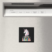 Happy Oaster Unicorn Bunny Rabbit Eggs Magnet (In Situ (Geschirrspüler))
