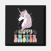 Happy Oaster Unicorn Bunny Rabbit Eggs Magnet (Vorne)