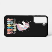 Happy Oaster Unicorn Bunny Rabbit Eggs Samsung Galaxy Hülle (Rückseite (Horizontal))