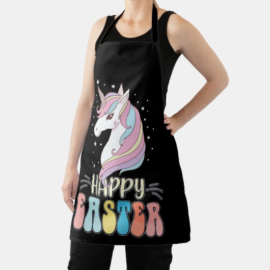 Happy Oaster Unicorn Bunny Rabbit Eggs Schürze (InSitu)