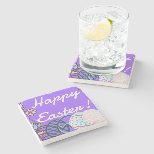 Happy Oaster Untersetzer (Seitenansicht)