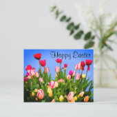Happy Oaster Verschiedene Tulpen #3 Postkarte (Stehend Vorderseite)