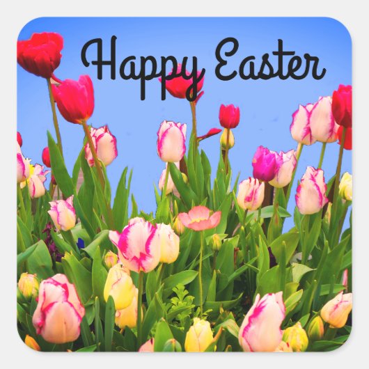 Happy Oaster Verschiedene Tulpen #3 Stickers (Vorderseite)