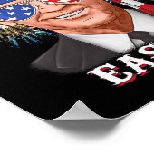 Happy Oaster verwirrte Joe Biden 4. Juli Spaß Poster (Ecke)