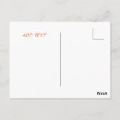 Happy Oaster Vintag Card Postkarte (Rückseite)