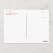 Happy Oaster Vintag Chicks Postkarte (Rückseite)