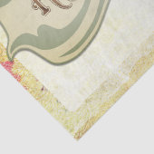 Happy Oaster Vintag Tissue Seidenpapier (Detail)