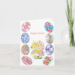 Happy Oaster Vintage Osterkarte Karte