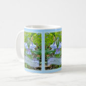 Happy Oaster Virginia Bluebells Kaffeetasse (Vorderseite Links)