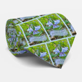 Happy Oaster Virginia Bluebells Krawatte (Gerollt)