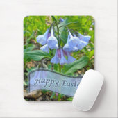 Happy Oaster Virginia Bluebells Mousepad (Mit Mouse)