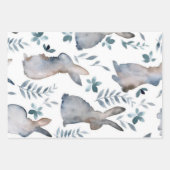 Happy Oaster Wall Art Print Bunnies  Geschenkpapier Set (Vorderseite 3)