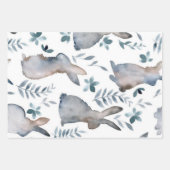 Happy Oaster Wall Art Print Bunnies  Geschenkpapier Set (Vorderseite 2)