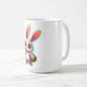 Happy Oaster Watercolor Bunny Kaffeetasse (VorderseiteRechts)