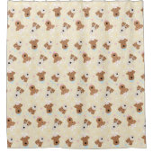 Happy Oaster Welsh Terrier Dogs Duschvorhang (Vorderseite)