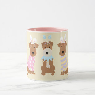 Happy Oaster Welsh Terrier Dogs Tasse