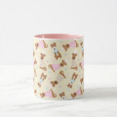 Happy Oaster Welsh Terrier Dogs Tasse (Zentrum)