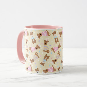 Happy Oaster Welsh Terrier Dogs Tasse