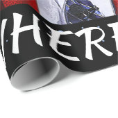 Happy Oaster Where Bin I Funny Joe Biden Santa Xma Geschenkpapier (Rolleneckpunkt)