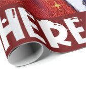 Happy Oaster Where Bin I Funny Joe Biden Santa Xma Geschenkpapier (Rolleneckpunkt)