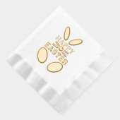 Happy Oaster Whimsical Bunny Rabbit Servietten Mit Folie (Rechts)