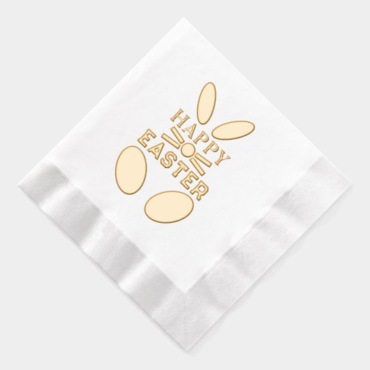 Happy Oaster Whimsical Bunny Rabbit Servietten Mit Folie (Rechts)