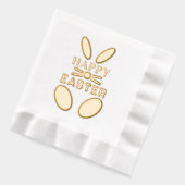 Happy Oaster Whimsical Bunny Rabbit Servietten Mit Folie (Links)