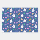 Happy Oaster White Liebe Rabbit Geschenkpapier Set (Vorderseite 2)