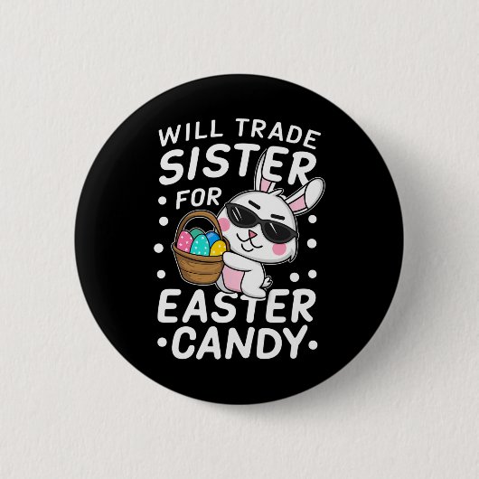 Happy Oaster wird Handelsminister für Osterkuchen Button (Vorderseite)