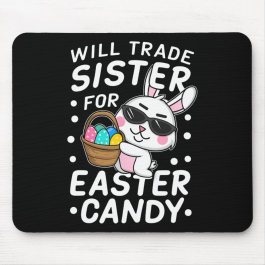 Happy Oaster wird Handelsminister für Osterkuchen Mousepad (Vorne)