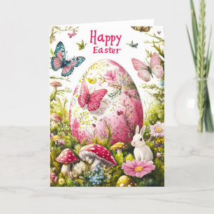Happy Oaster Wishings Card Feiertagskarte