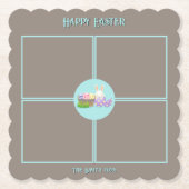 Happy Oaster Wishings Untersetzer (Vorderseite)