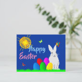 Happy Oaster witzig Feiertagspostkarte (Stehend Vorderseite)