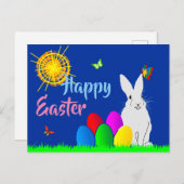 Happy Oaster witzig Feiertagspostkarte (Vorne/Hinten)