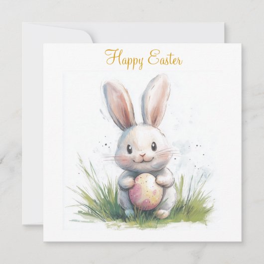 Happy Oaster Wohnung Dankeschön Karte (Vorderseite)