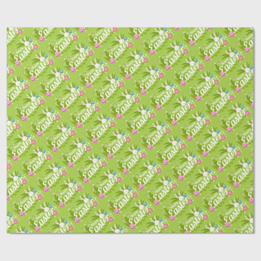 Happy Oaster Wrapping Paper Geschenkpapier (Flach)