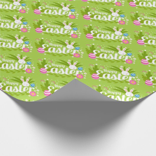 Happy Oaster Wrapping Paper Geschenkpapier (Ecke)