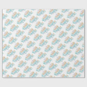 Happy Oaster Wrapping Paper Geschenkpapier (Flach)