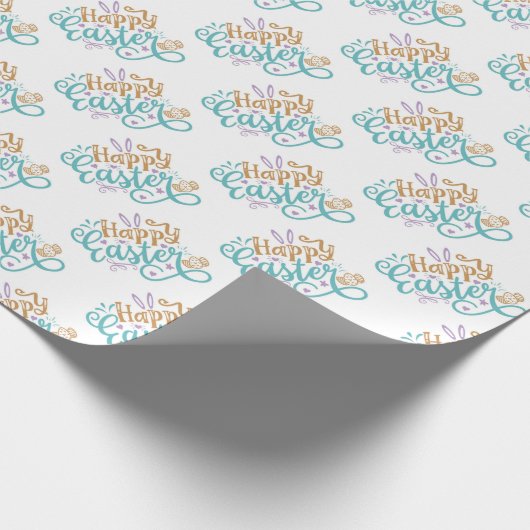Happy Oaster Wrapping Paper Geschenkpapier (Ecke)