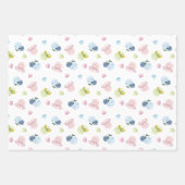 Happy Oaster Wrapping Paper Geschenkpapier Set (Vorderseite)