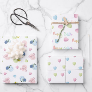 Happy Oaster Wrapping Paper Geschenkpapier Set