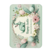 Happy Oaster wünscht Aquarellbilder Magnet (Vertikal)