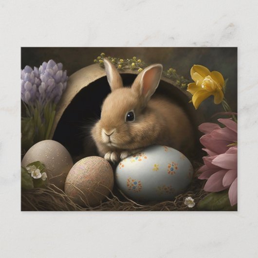 Happy Oaster wünscht PostCard Postkarte (Vorderseite)